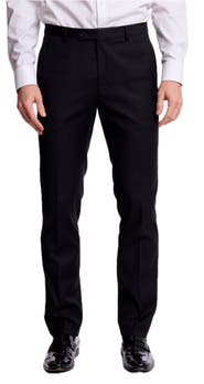 PAISLEY & GRAY Sloane Mid Rise Slim Leg Tuxedo Pants