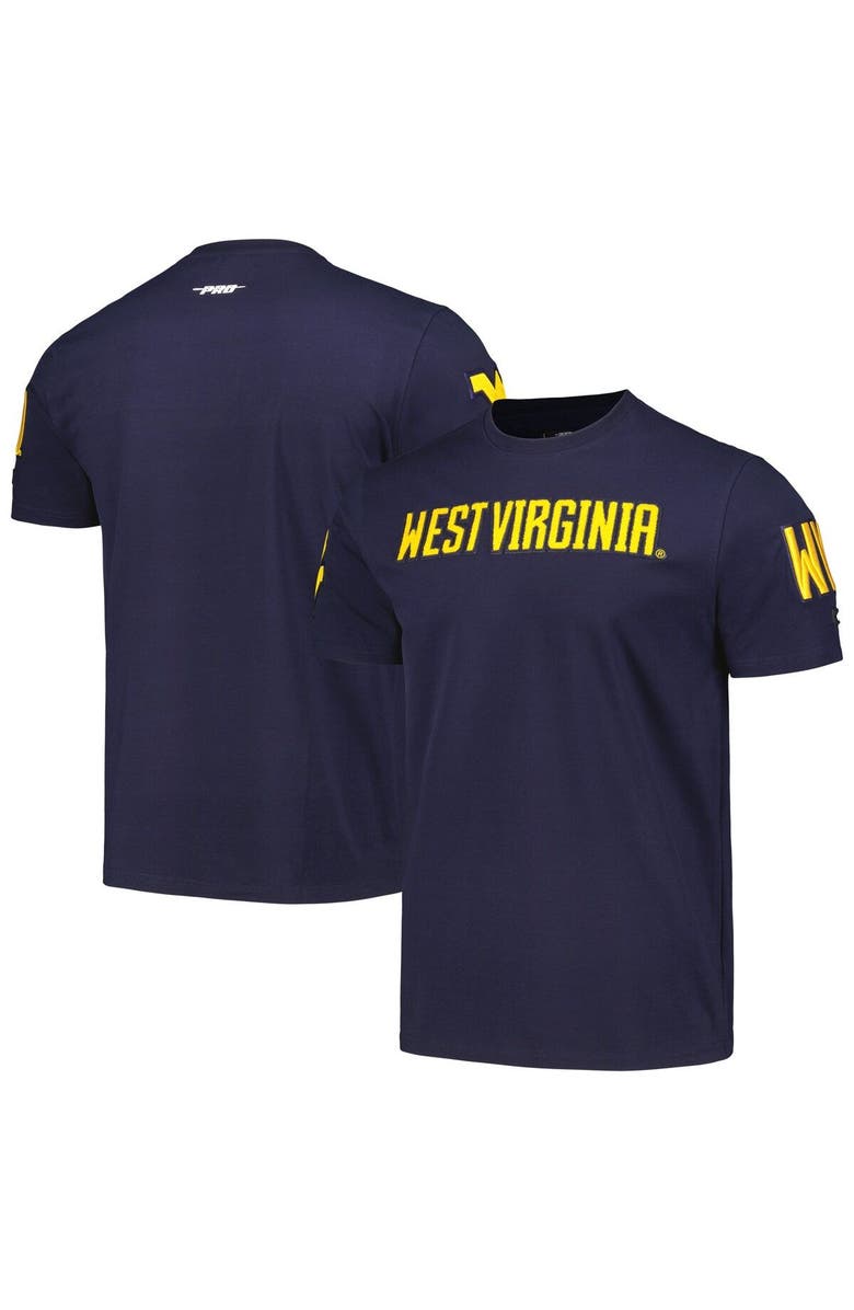 PRO STANDARD Men's Pro Standard Navy West Virginia Mountaineers Classic T-Shirt, Main, color, 