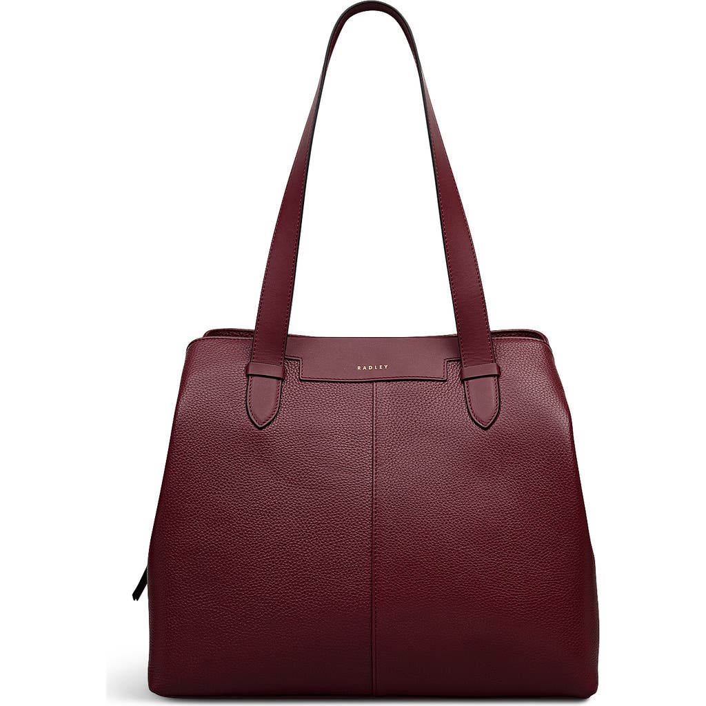 Radley Piccardy Hill 2.0 Medium Ziptop Shoulder Bag In Burgundy