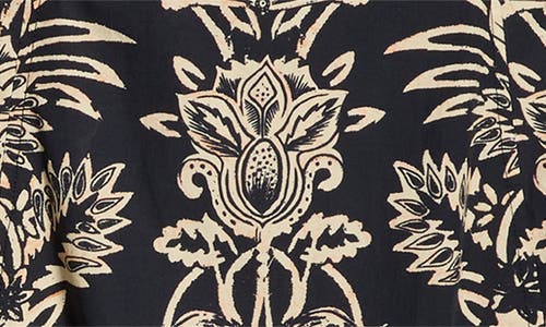 Ulla Johnson Natali Printed Cotton A-line Dress In Black