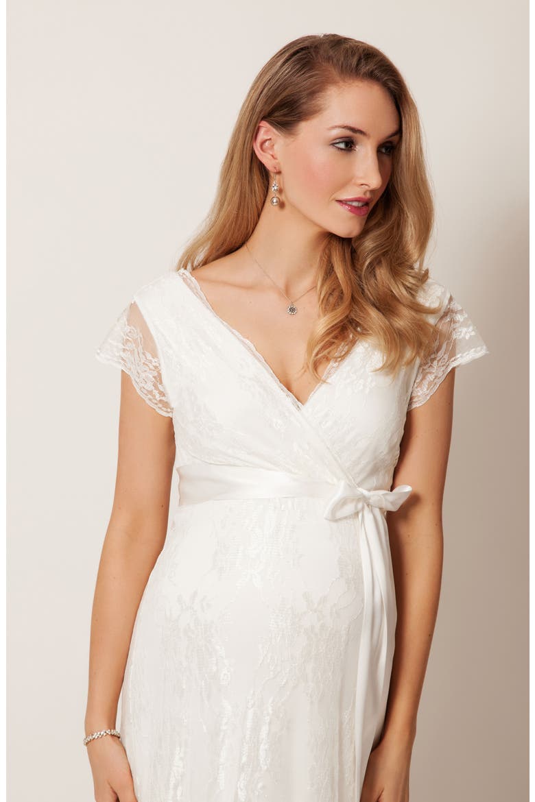 Eden Gown Long, Alternate, color, IVORY DREAM