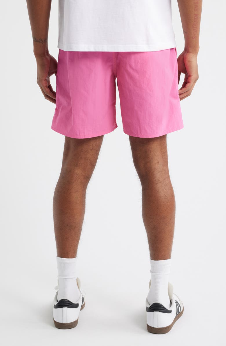 Billionaire Boys Club BB Sunrise Drawstring Nylon Shorts, Alternate, color, Carmine Rose
