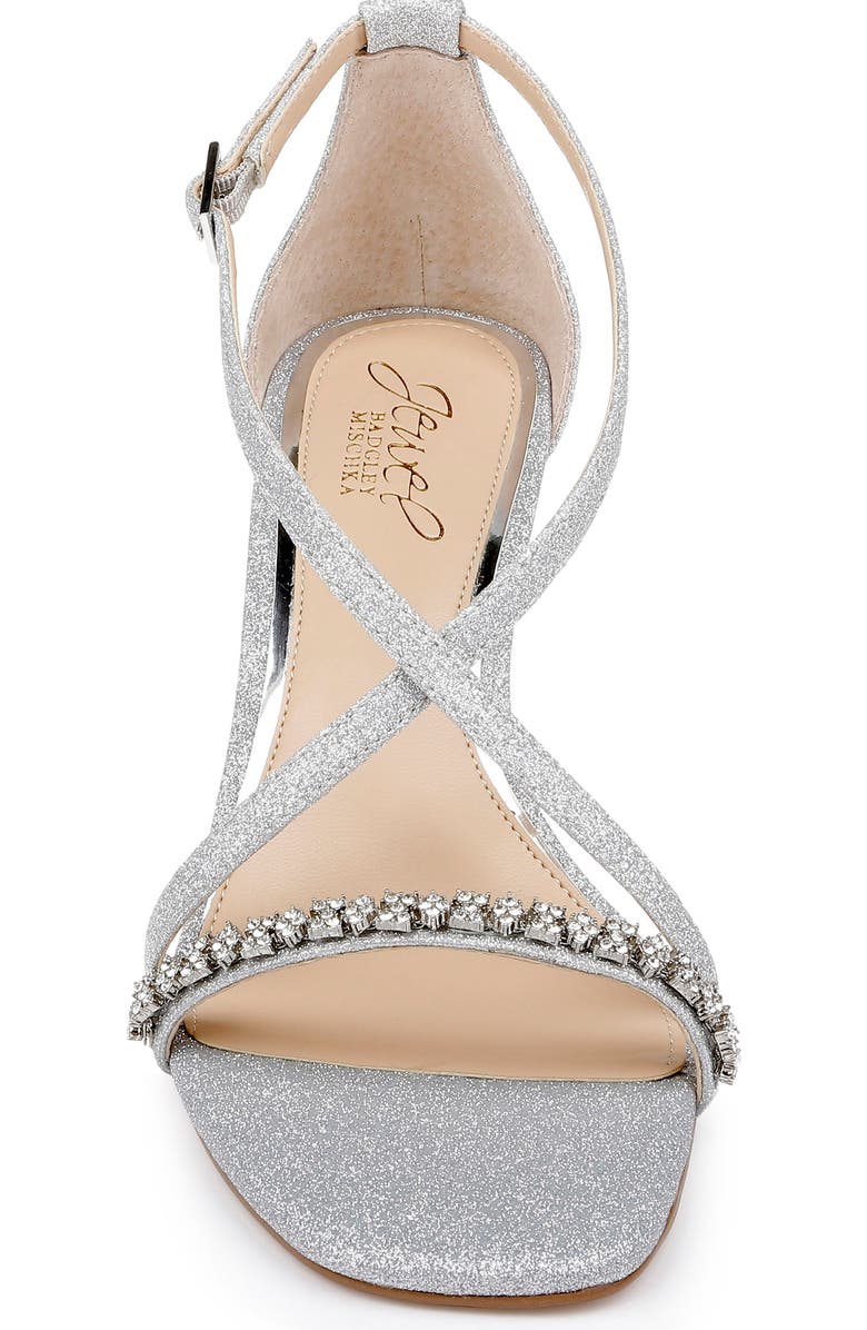 Jewel Badgley Mischka Adelynn Wedge Sandal, Alternate, color,