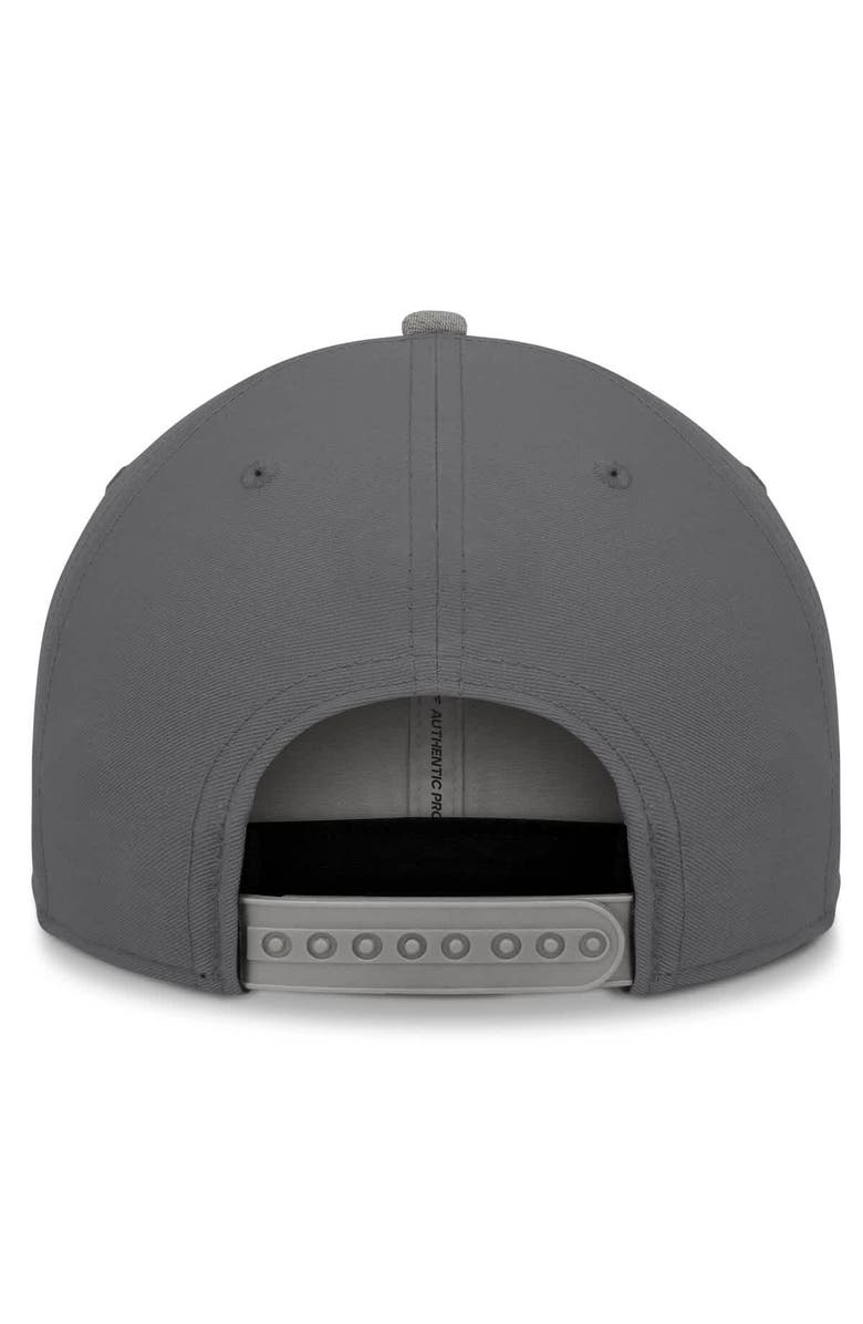 FANATICS Men's Fanatics Charcoal/Gray NHL Alumni Association Adjustable Hat, Alternate, color, 