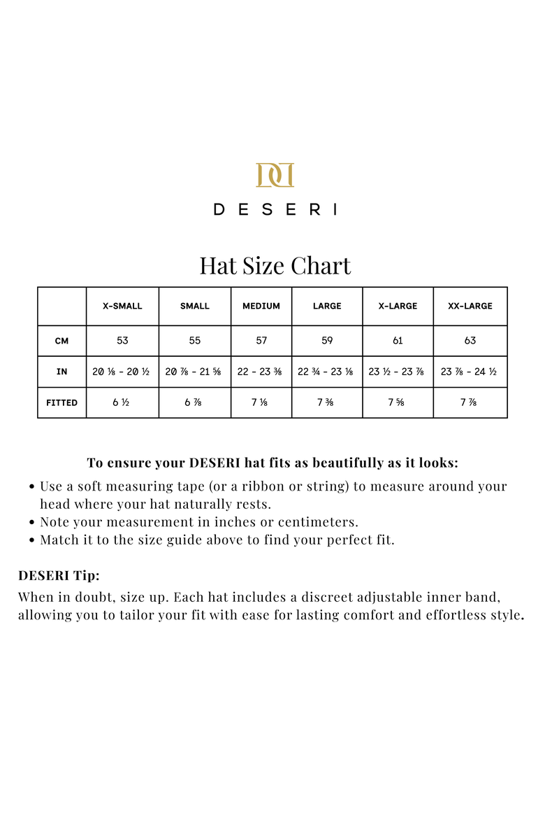 DESERI Western Hat, Alternate, color, Black