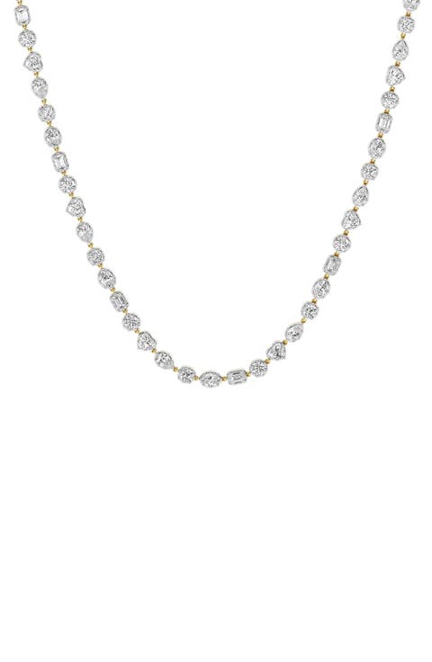 Georgian Lab Grown Diamond Tennis Necklace