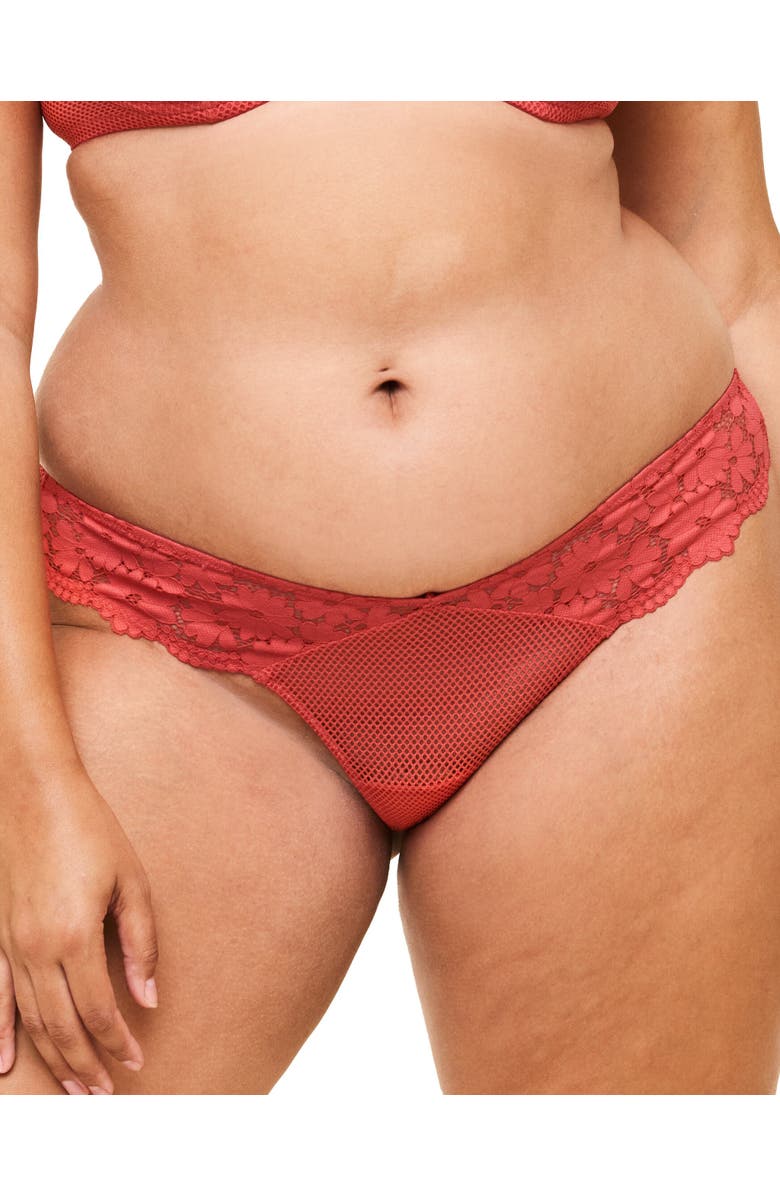 Adore Me Roxanne Tanga Panties, Main, color, Dark Orange