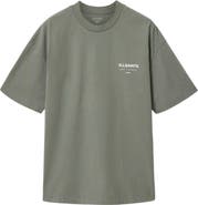 AllSaints Underground Oversize Graphic T-Shirt
