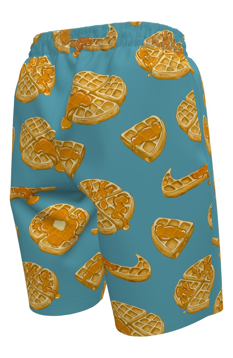 Nike Kids' 7-Inch Volley Swim Trunks, Alternate, color, Dusty Cactus