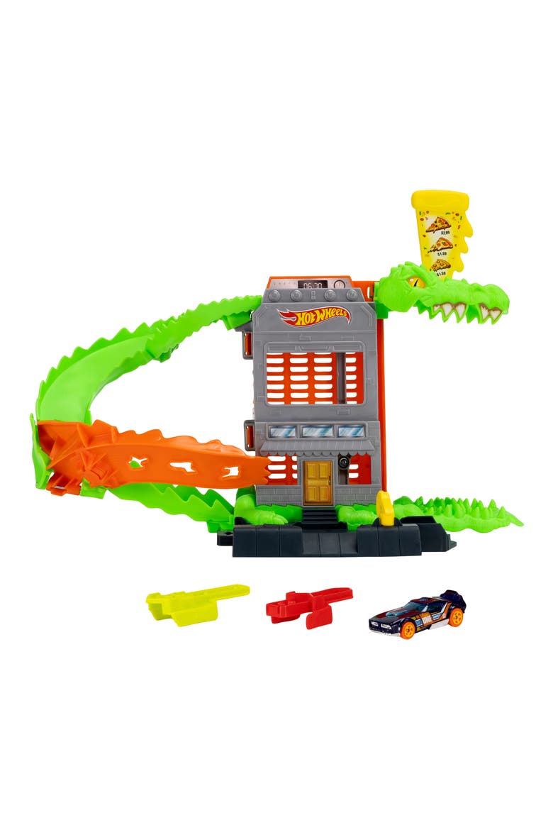 Kids' City Nemesis Crocodile Pizza Attack Playset, Alternate, color, CROCODILE PIZZA SHOP