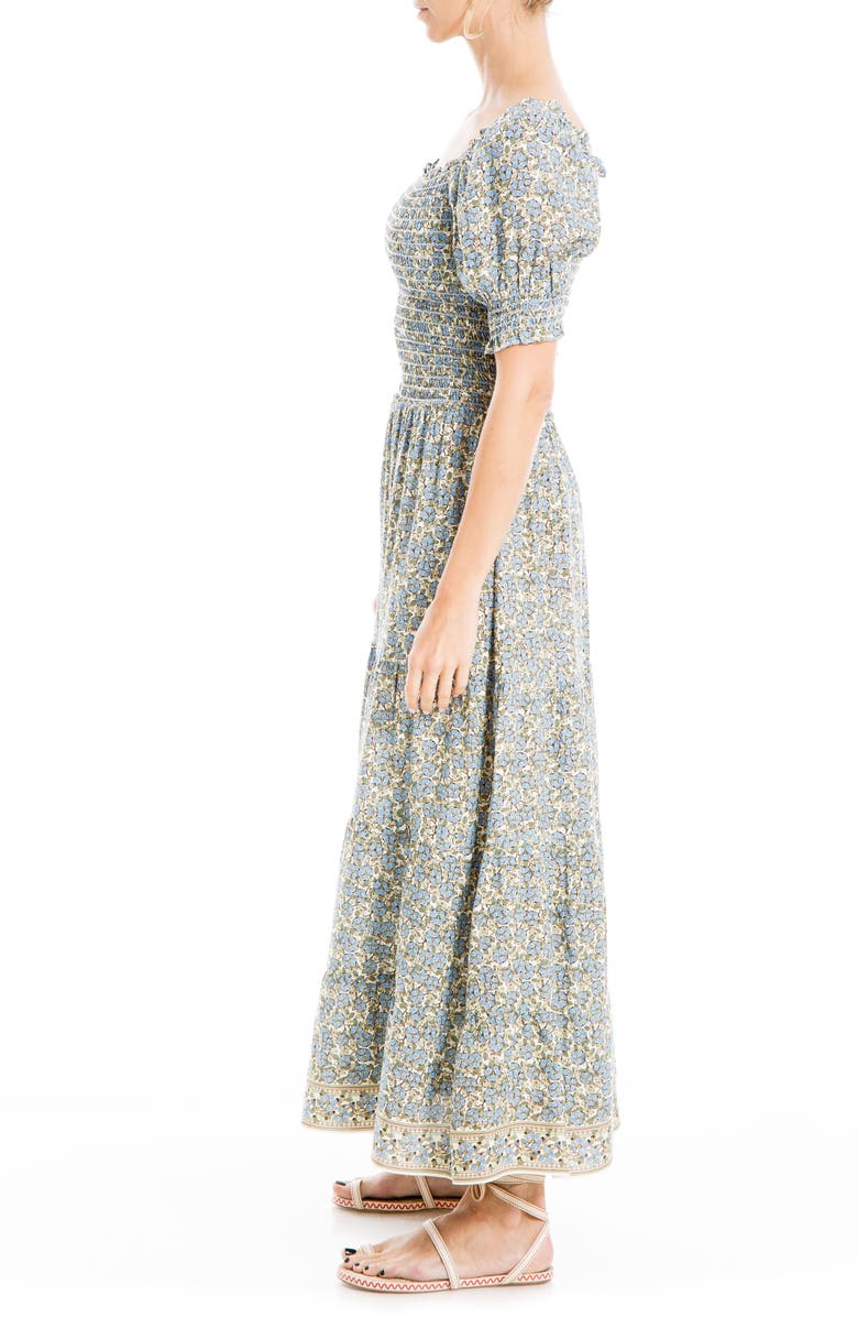 MAX STUDIO Smocked Bodice Dress, Alternate, color,