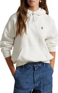 Polo Ralph Lauren Shrunken Fleece Cotton Blend Hoodie