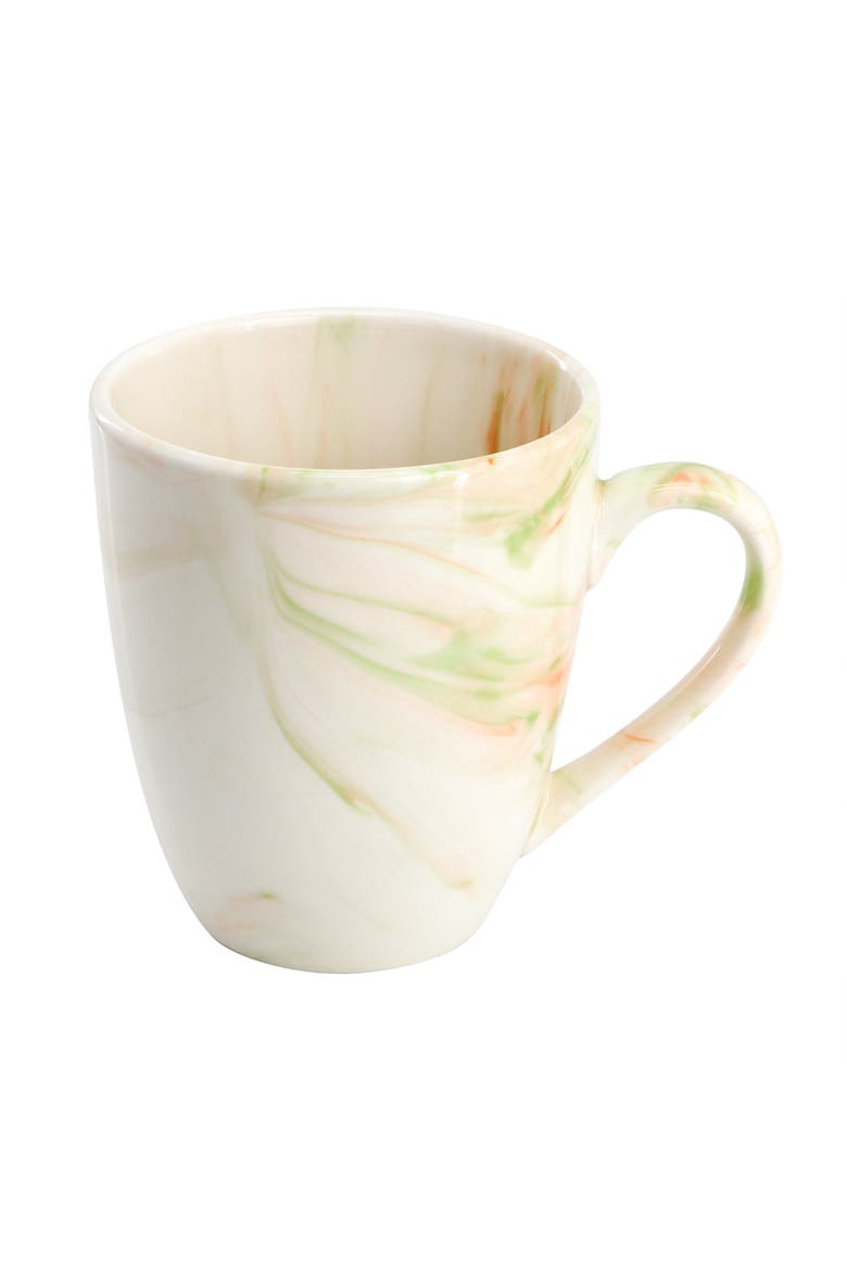 Fine Marble 16 Piece Porcelain Dinnerware Set, Alternate, color, Multi