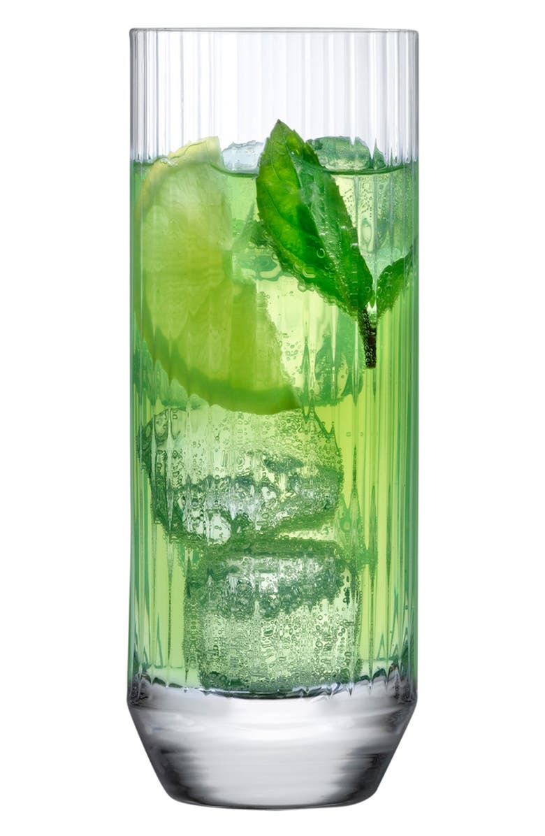 NUDE Big Top Set of 4 Highball Glasses, Alternate, color, 