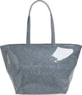 Alexander Wang Punch Lacquered Denim Tote Bag