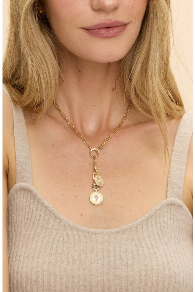 Tatum Convertible Lariat Necklace, Alternate, color, Gold -17"