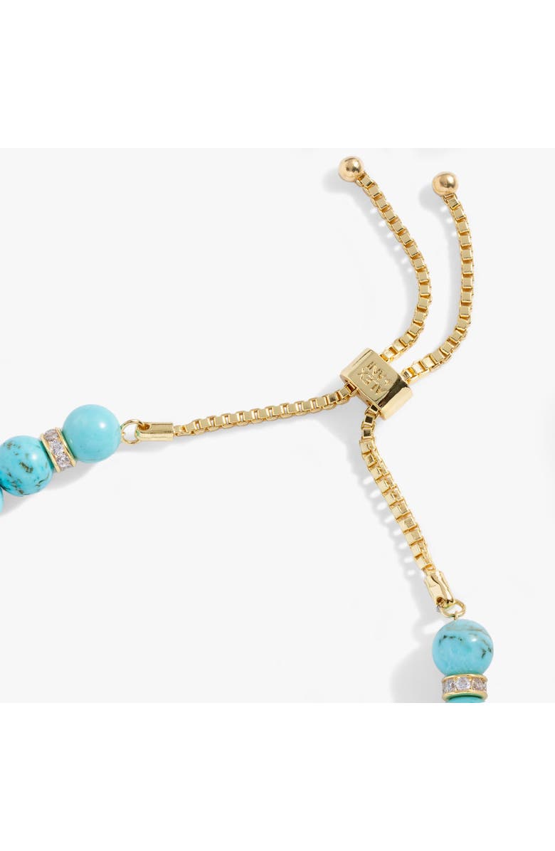 Alex and Ani Evil Eye Bead Bolo Bracelet, Alternate, color, Gold