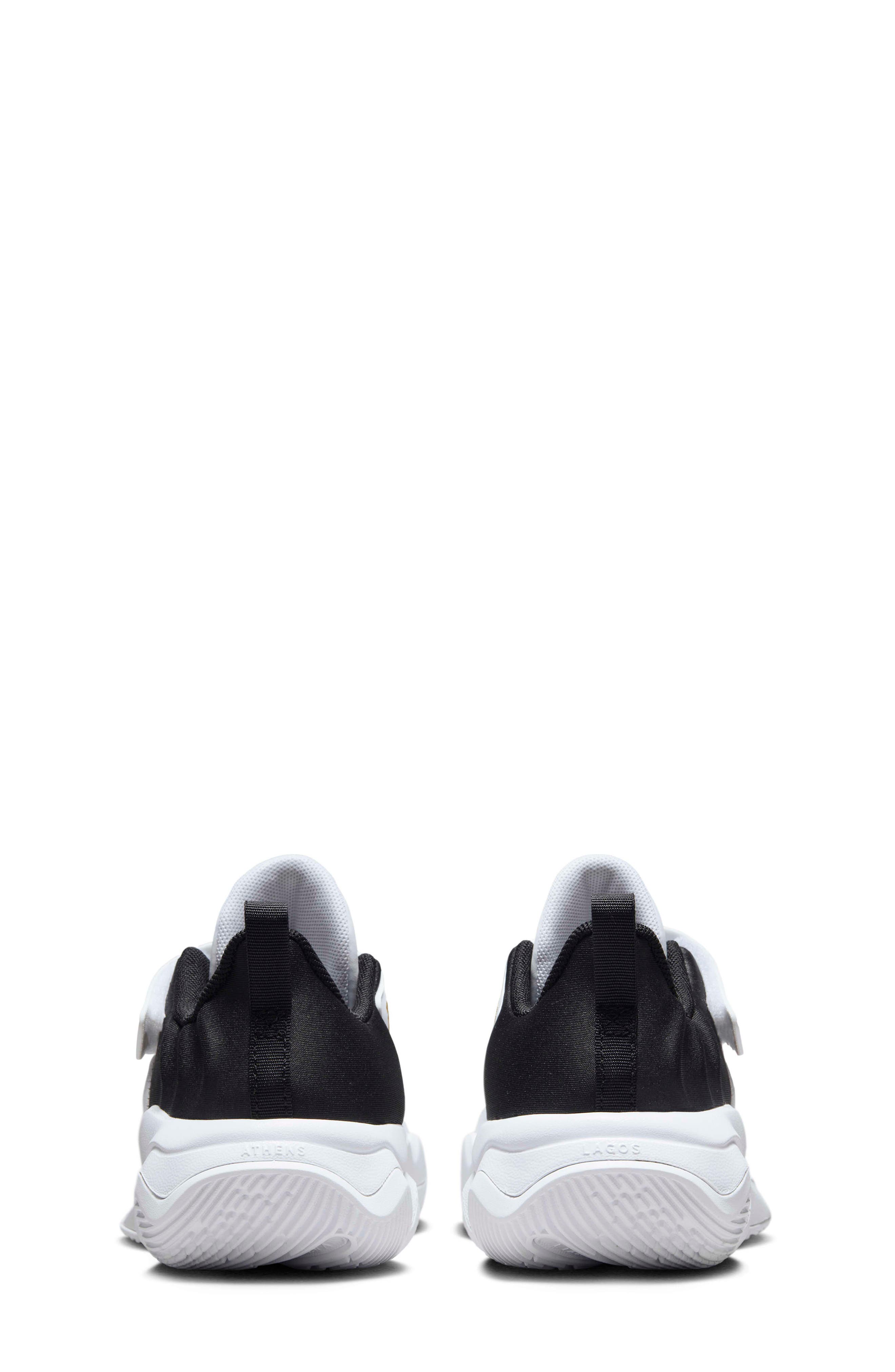 Nike Kids' Giannis Immortality 4 Basketball Shoe, Alternate, color, 100 White/Metallic Gold/Black