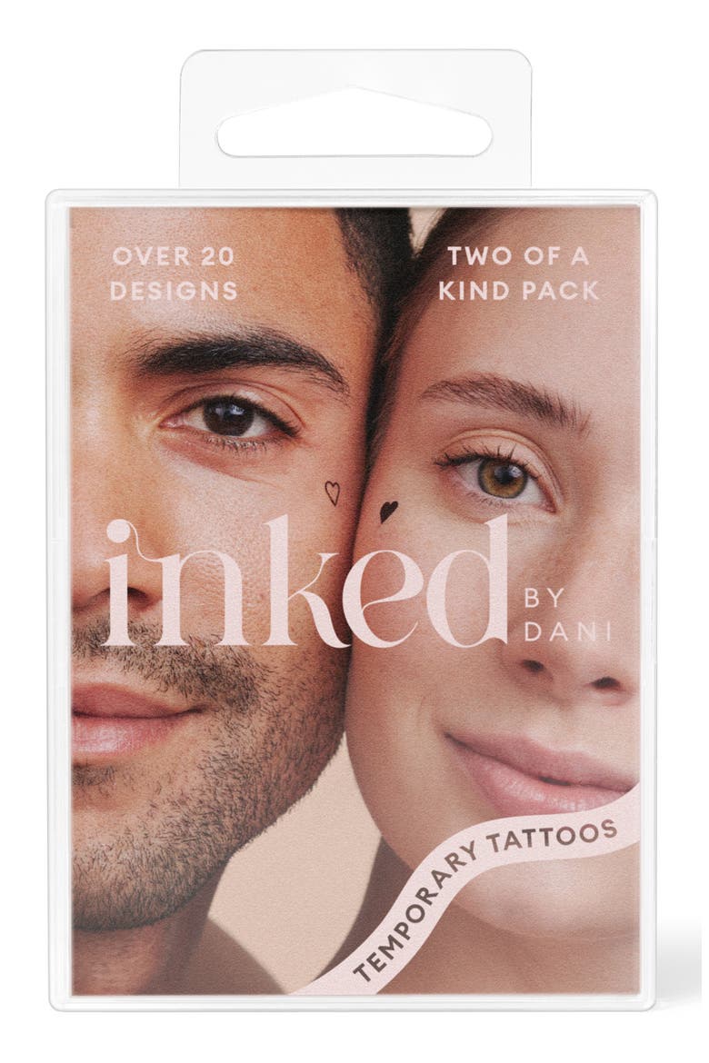 Two of a Kind Pack Temporary Tattoos, Main, color, NONE