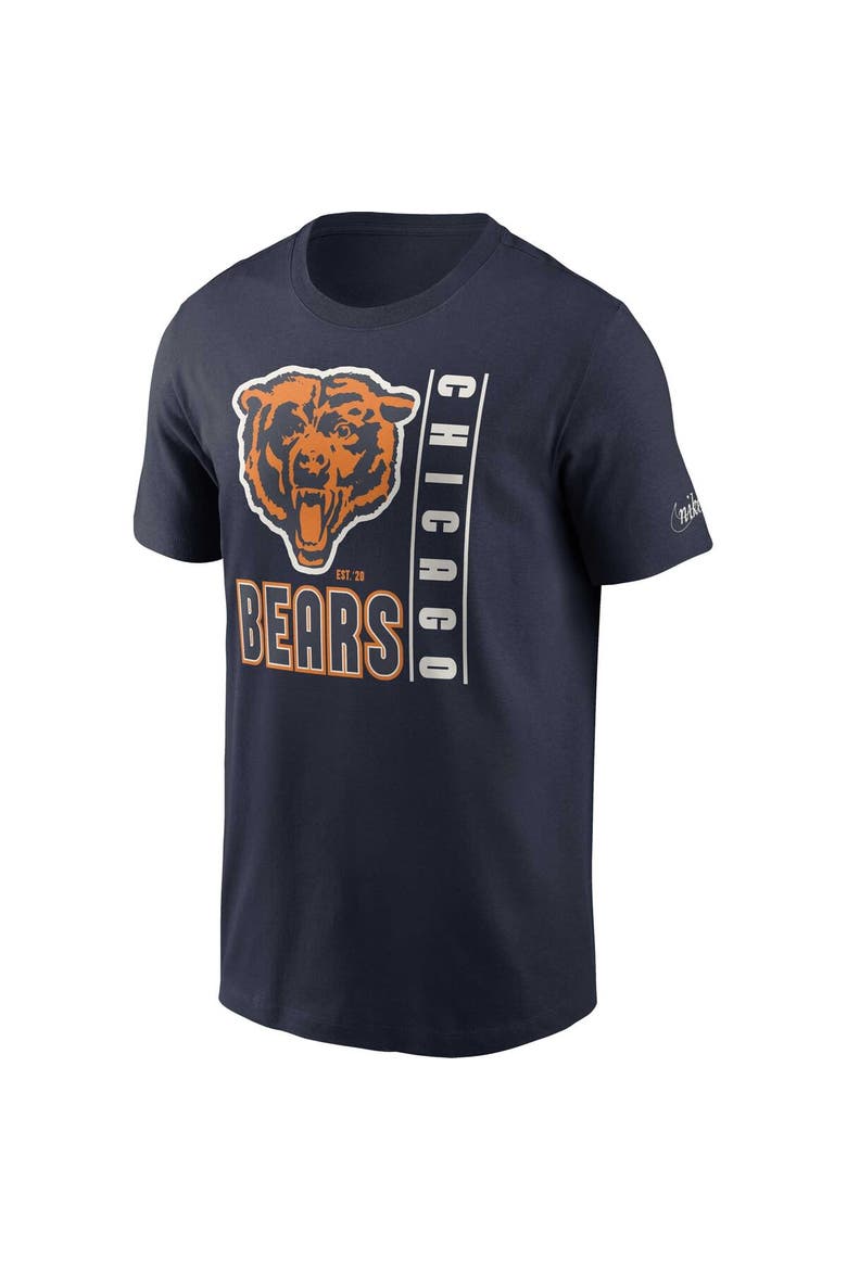 Men's Nike  Navy Chicago Bears Lockup Essential T-Shirt, Alternate, color, Navy