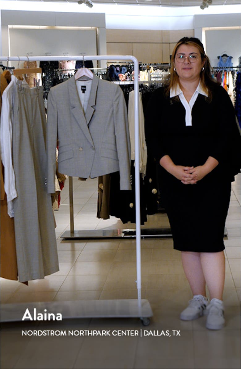 Jarinary Double Breasted Virgin Wool Blazer, sales video thumbnail