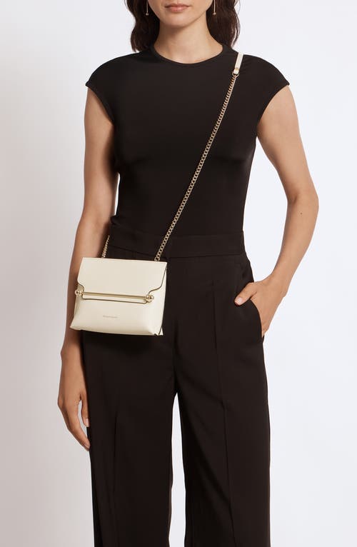 Strathberry Mini Stylist Leather Crossbody Bag In White