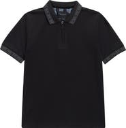 DENIM AND FLOWER Kids' Tipped Polo