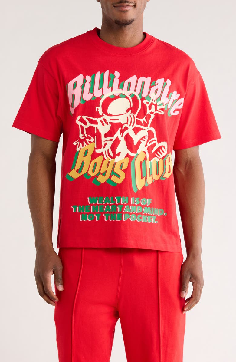 Billionaire Boys Club Dancestronaut Graphic T-Shirt, Main, color, Red