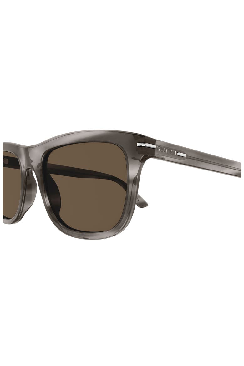 55mm Square Sunglasses, Alternate, color, HAVANA