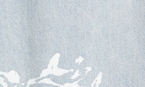 Santo Studio Vincenza Medici Graphic Jeans In Indigo Stone Washed