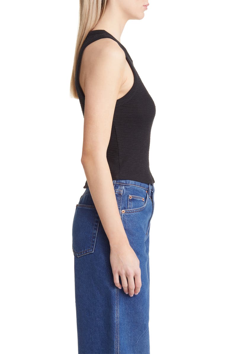 BDG Urban Outfitters Waffle Cotton Crop Tank Top, Alternate, color,