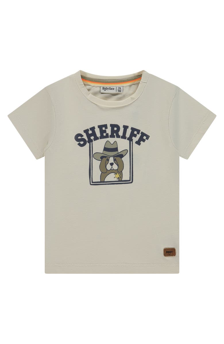 BABYFACE Western Graphic Short Sleeve T-Shirt, Main, color, Off White