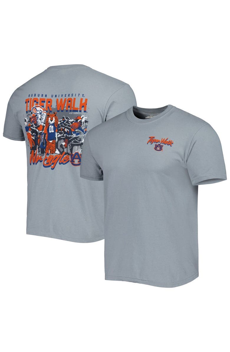 IMAGE ONE Men's Charcoal Auburn Tigers Hyperlocal T-Shirt, Main, color, 