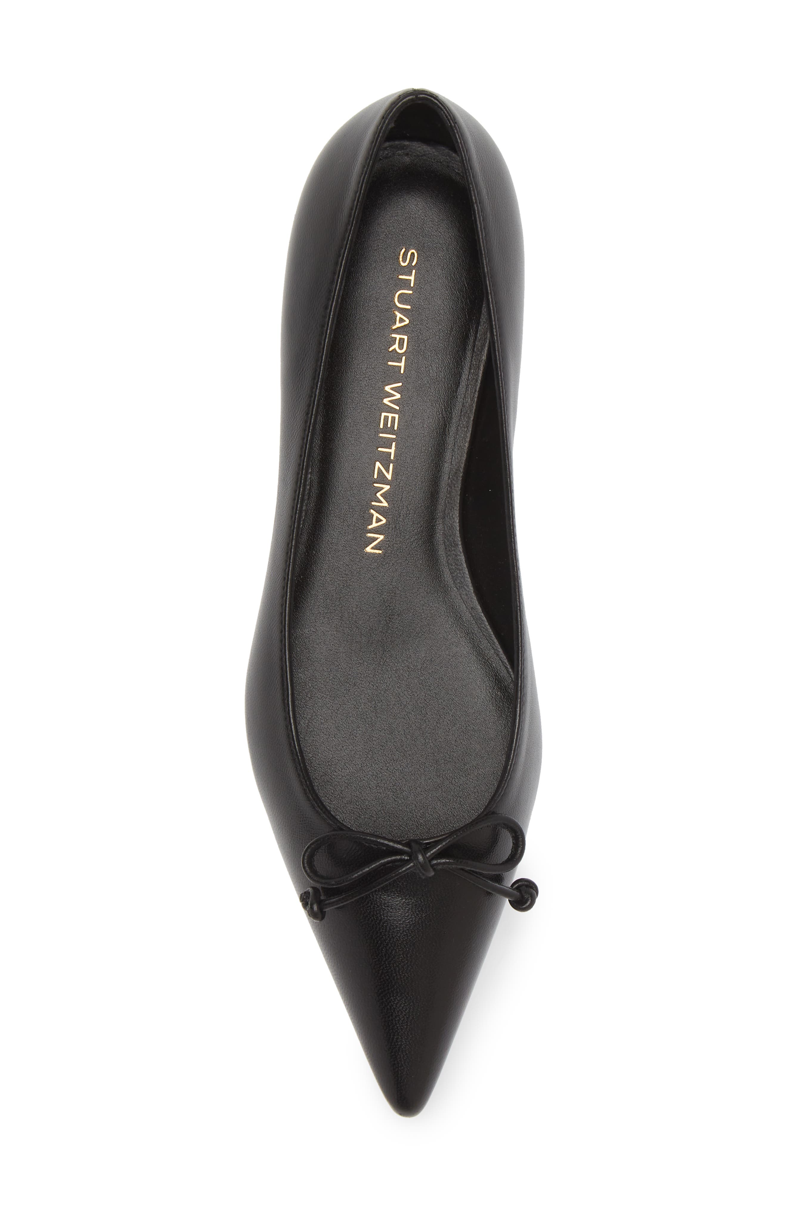 Stuart Weitzman Landon Pointed Toe Ballet Flat, Alternate, color, 