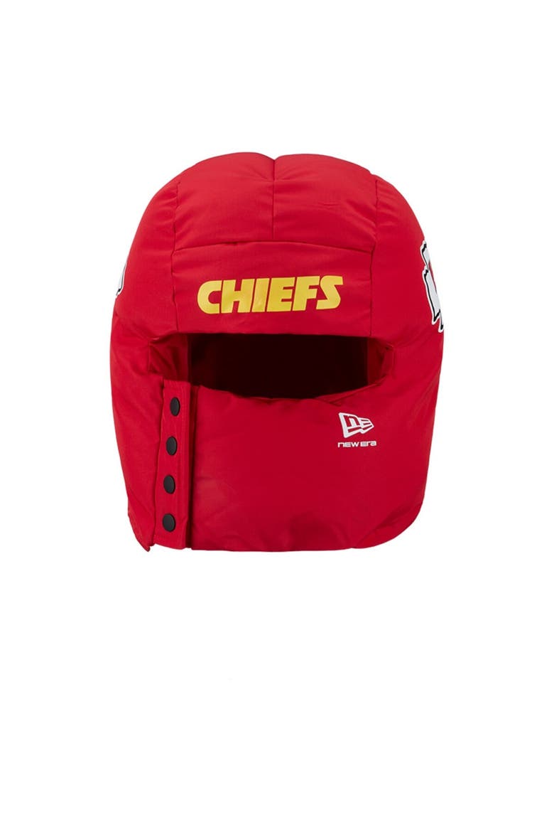 Men's New Era  Red Kansas City Chiefs Puffer Balaclava, Alternate, color, Red