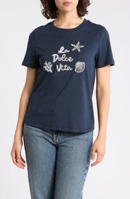 DR2 by Daniel Rainn Beaded Screen T-Shirt