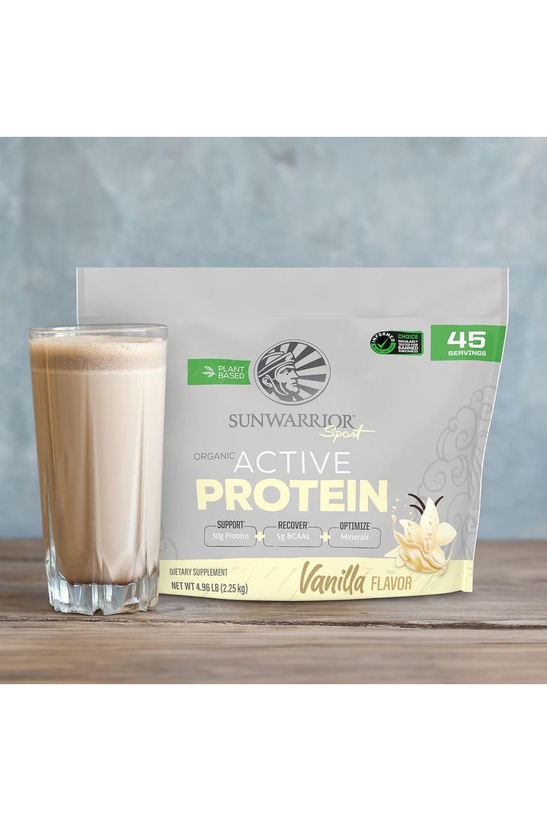 Organic Active Protein Powder, Vanilla, 2.25kg, Alternate, color, No Color
