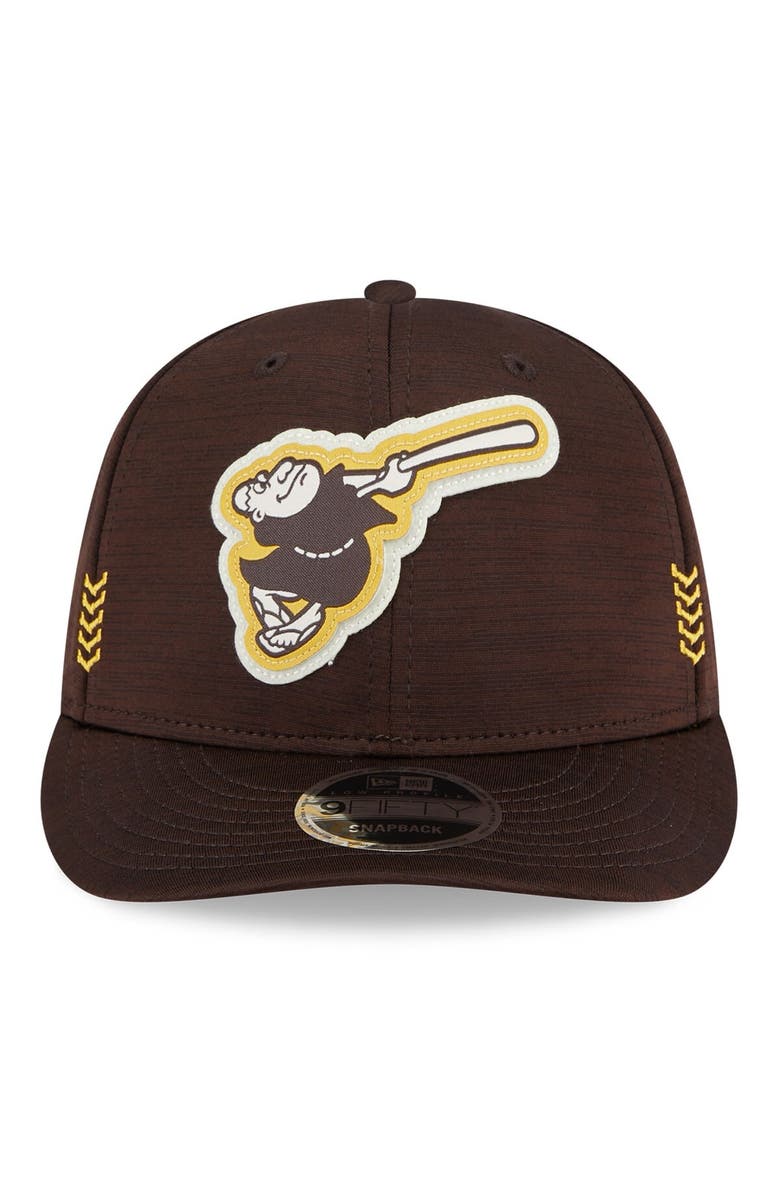 New Era Men's New Era Brown San Diego Padres 2024 Clubhouse Low Profile 59FIFTY Snapback Hat, Alternate, color, 