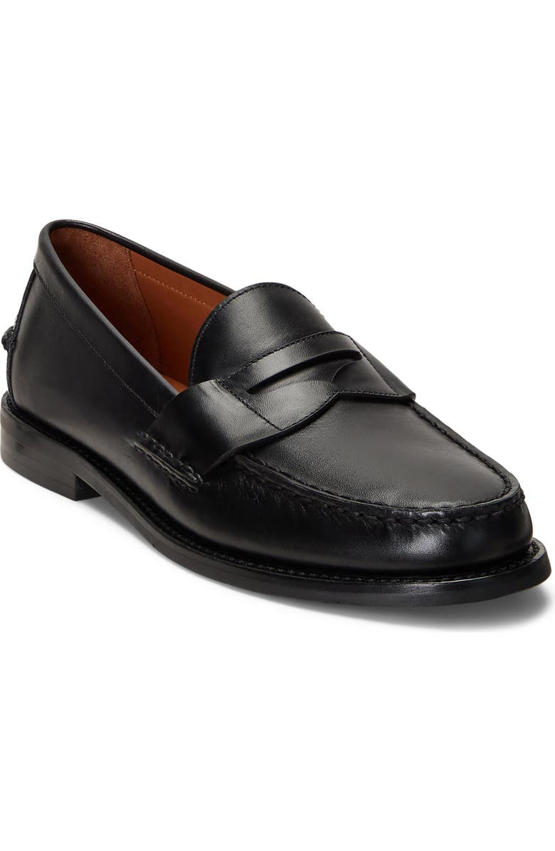 Ralph Lauren Alston Penny Loafer, Main, color, Black