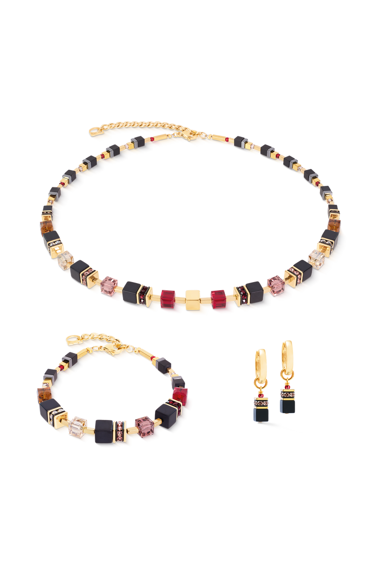 GeoCUBE® Precious Classic Necklace Ruby Noir, Alternate, color, Ruby Noir