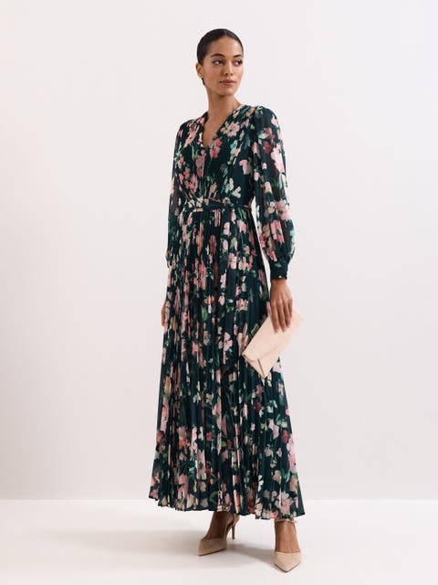 Rosa V-Neck Floral Maxi Dress