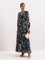 Phase Eight Rosa V-Neck Floral Maxi Dress
