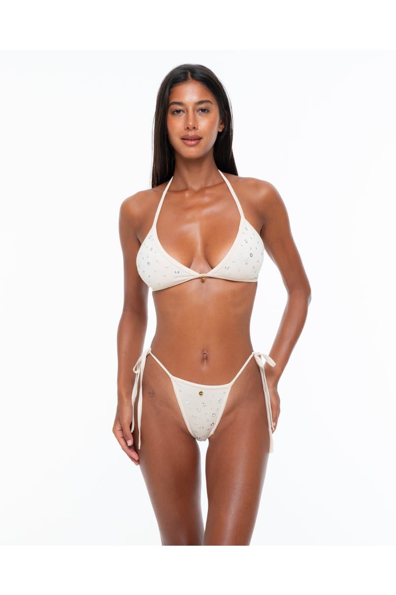 Anika Bikini Top, Alternate, color, Beige
