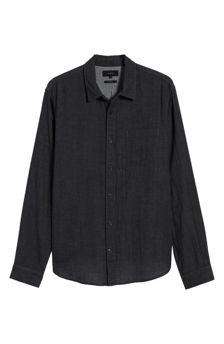 Vince Regular Fit Double Face Button-Up Shirt, Alternate, color,