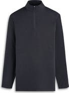 Bugatchi Quarter Zip Performance Pullover