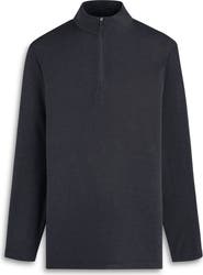 Bugatchi Quarter Zip Performance Pullover