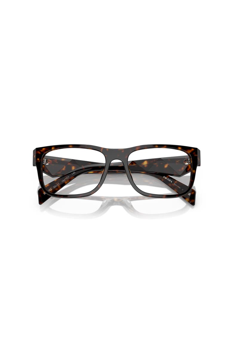 53mm Rectangle optical glasses, Alternate, color, Tortoise