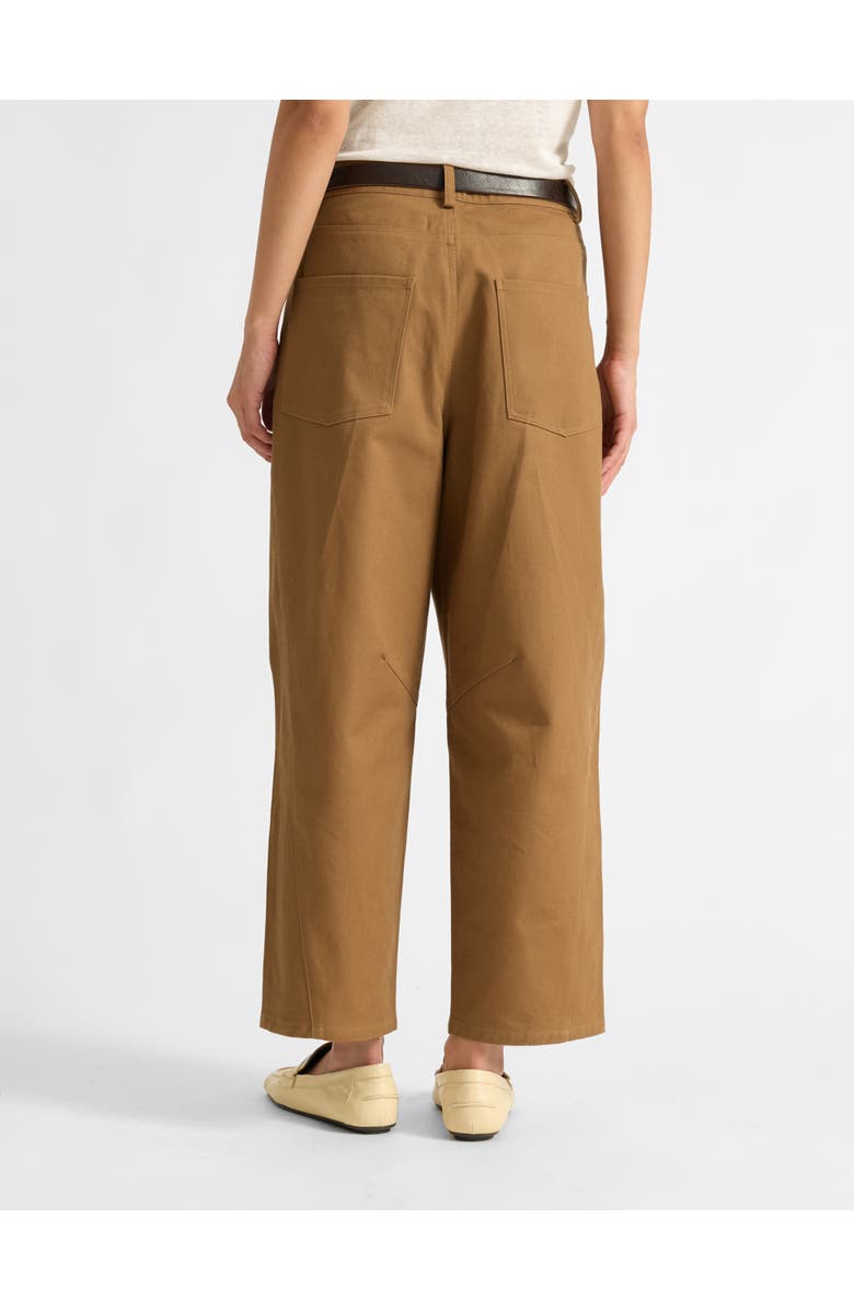Albaray Cropped Barrel Trousers, Alternate, color, Tan