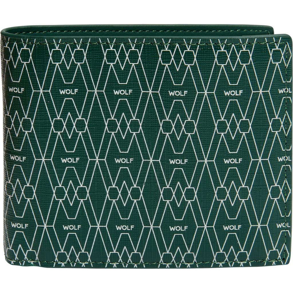 Wolf Signature Billfold In Green