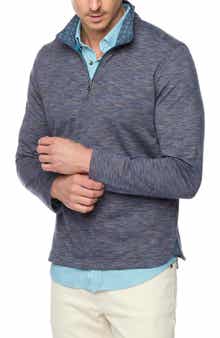Robert Graham Remo Space Dye Quarter Zip Pullover